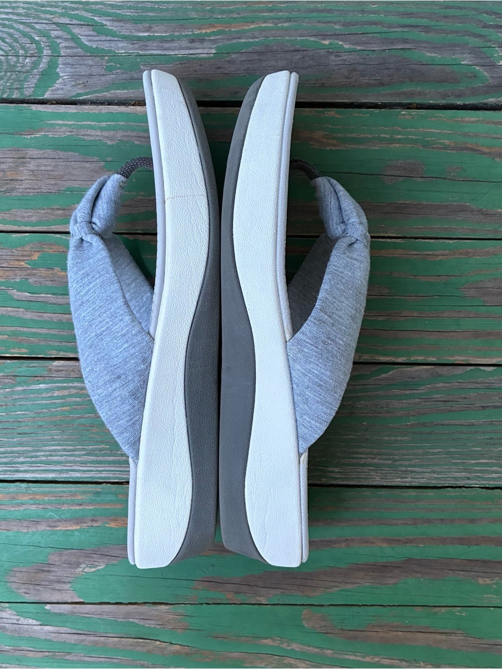 Clarks CloudSteppers Arla Glison Gray  Sandals Sz 7 Slippers Flip Flop - Picture 7 of 12